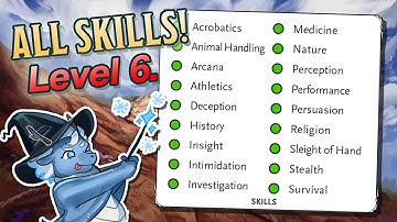 How to Get EVERY Skill in D&D!