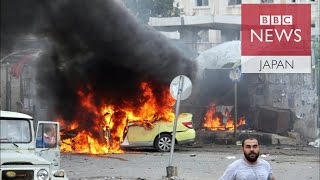 シリアのロシア軍基地近くでISが爆弾攻撃