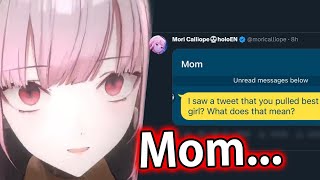 Calli's mom texted her this after a certain tweet...