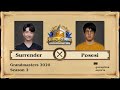 [RU] Surrender vs Posesi | Grandmasters 2020 Season 2 (22 августа 2020)