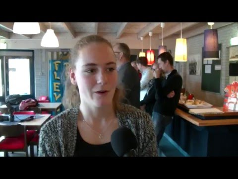 Joyce Schumacher blij met vrijage tussen Flevo Delta en Almere College | video