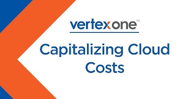 VertexOne: Capitalizing Cloud Costs in the Utility Industry