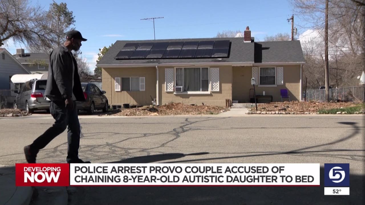Police arrest Provo couple accused of chaining 8-year-old autistic ...