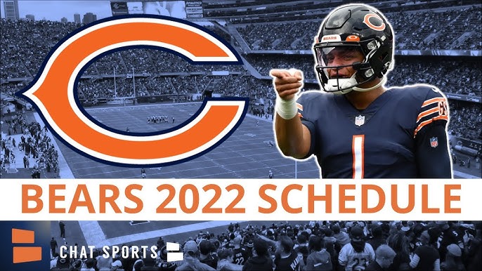 chicago bears 2022 jersey schedule