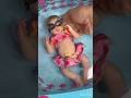 Dia de natação com a mini bebê reborn de silicone Sara #diariodeamorreborn #rebornbabyroutine #doll
