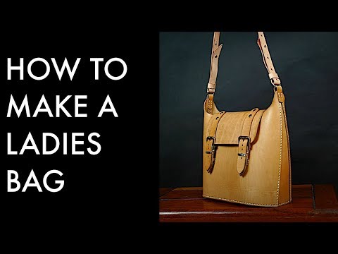 How to Make a Leather Bag - Tutorial and Pattern Download