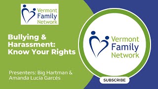 Bullying and Harassment: Know Your Rights (12/19/23)