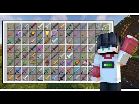 🔥โหดไปมั้ยย!!【"จะเป็นไง? ถ้ามายคราฟมีดาบเพิ่มมาถึง109ชนิด!!"】| (Minecraft Datapack)