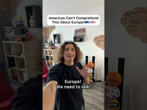 American Can’t Comprehend This About Europe!🇪🇺🇮🇹🇺🇸 #europe #italy #germany #comedy #funny