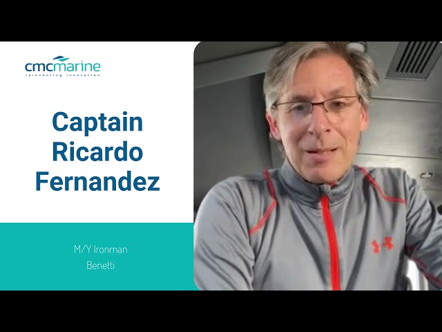 Captain Fernandez  M/Y Ironman Benetti