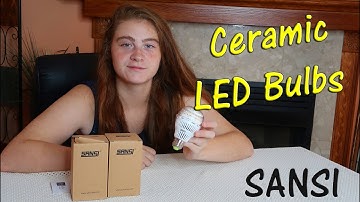 💥SANSI 13w CERAMIC LED LIGHT BULBS A19  🌞LONG-LIFE OMNI-DIRECTIONAL BULB Product Review 👈