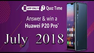 Win Huawei P20 Pro Smart Phone || Amazon Huawei Quiz