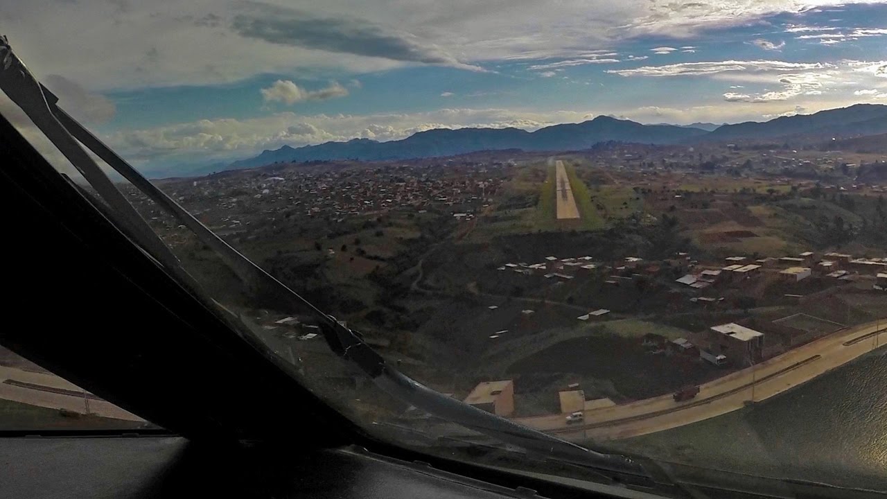 Sucre, Bolivia. High Altitude Difficult Airport (Now Closed)