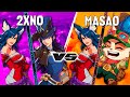 2XKO ▰ 2XNO (Caitlyn-Ahri) vs MASAO (Ahri-Teemo) ▰ 2XKO Pro level replays