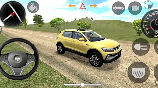 VOLKSWAGEN SUV CAR DRIVING AND DRIFFTING | ANDROID GAMEPLAY | INDIAN CAR SIMULATOR | SNOBIONIX GAMIN screenshot 4