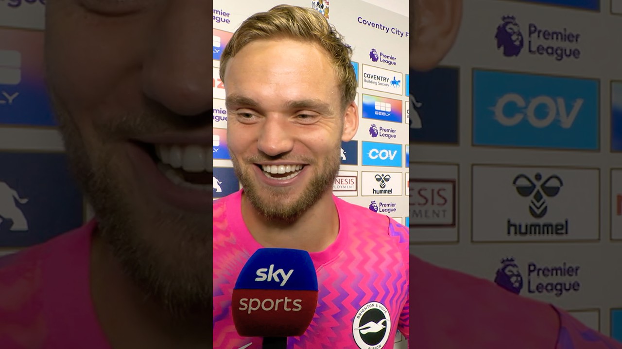 Bart’s reaction to Lewis’ worldie…😅 #BHAFC #PremierLeague #PL