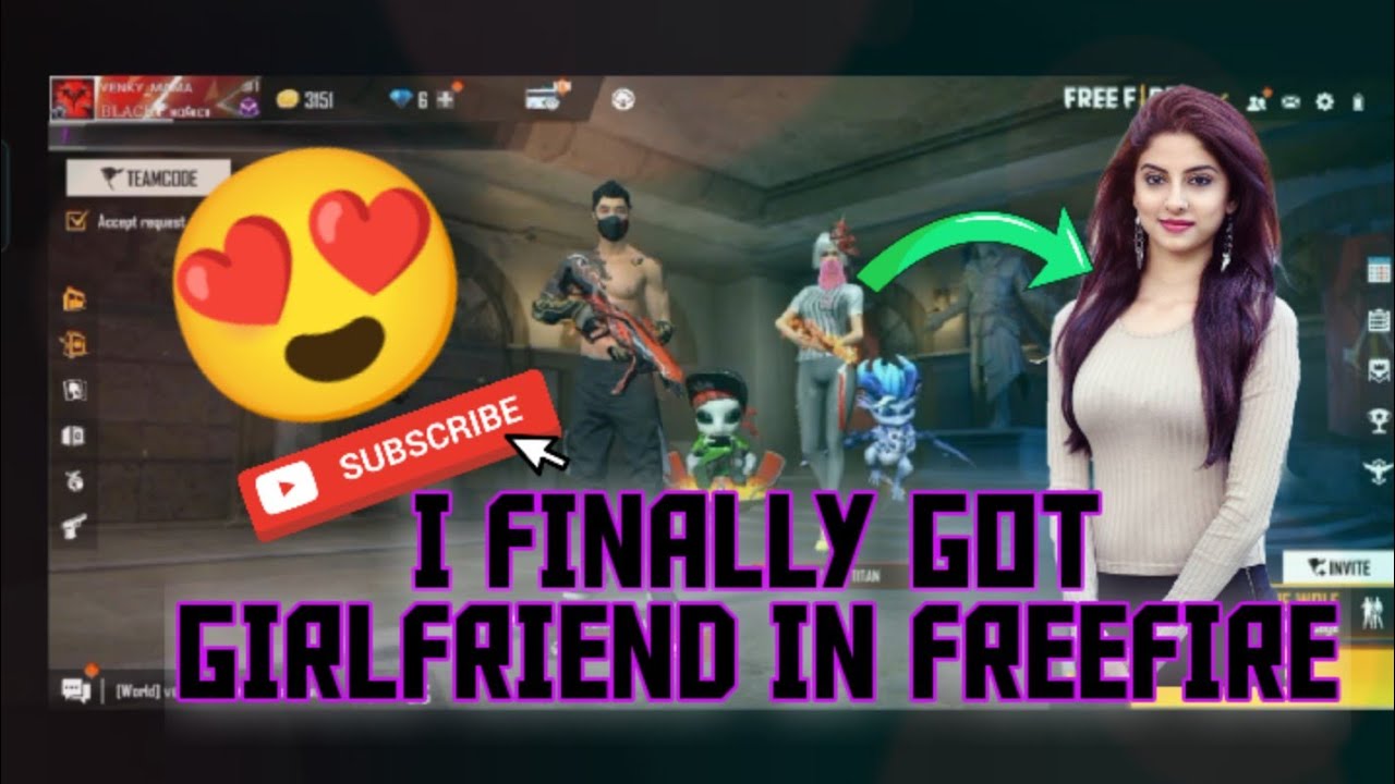 MY GIRLFRIEND IN FF ||  