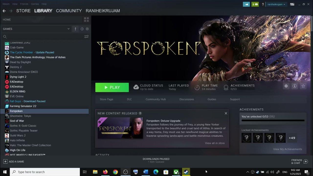 Forspoken where is the save game files located pc save game location