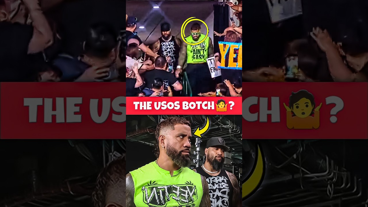 The Usos SHOCKING BOTCH Caught on Camera on Raw!😱