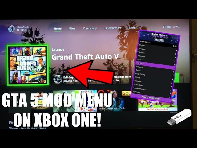 Schandalig naar voren gebracht Danser GTA 5 : How To Install a Mod Menu On Xbox One ( NEW ) - YouTube