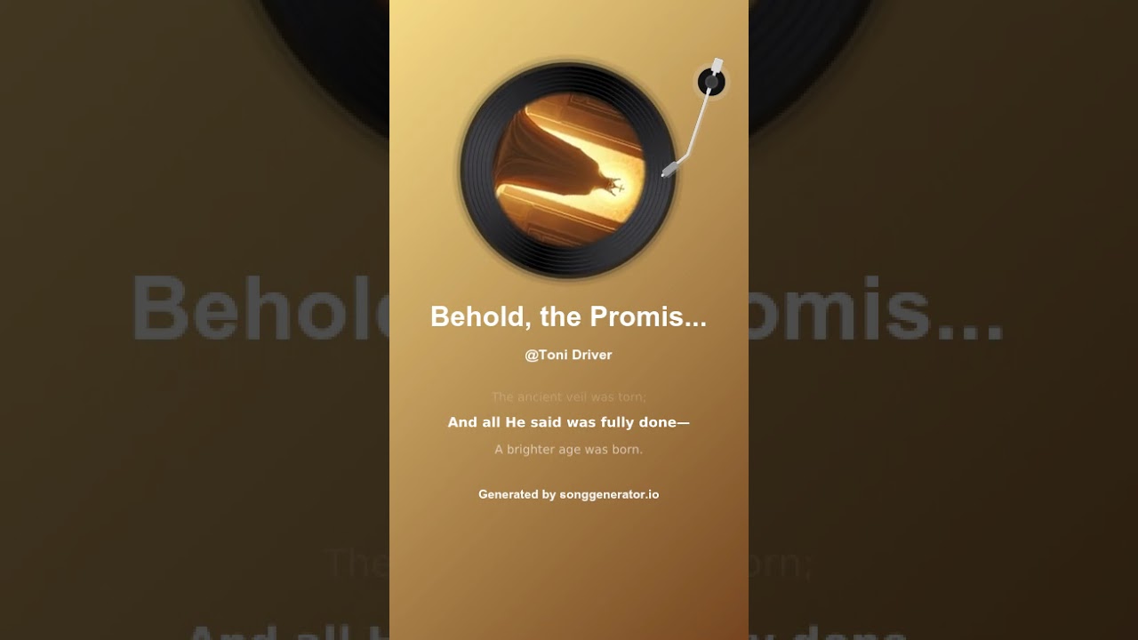 Behold, the Promised King Has Come