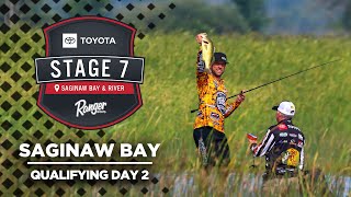 Bass Pro Tour | Stage 7 | Saginaw Bay | Qualifying Day 2 Highlights