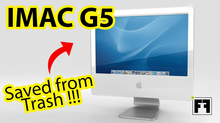 Apple IMAC G5 Restoration ( Saved from Trash )
