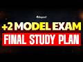 Plus Two Model Exam Final Study Plan | Eduport Plus Two