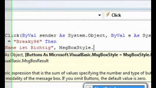 Visual Basic 2008 Tutorial 3 - If Befehle GERMAN