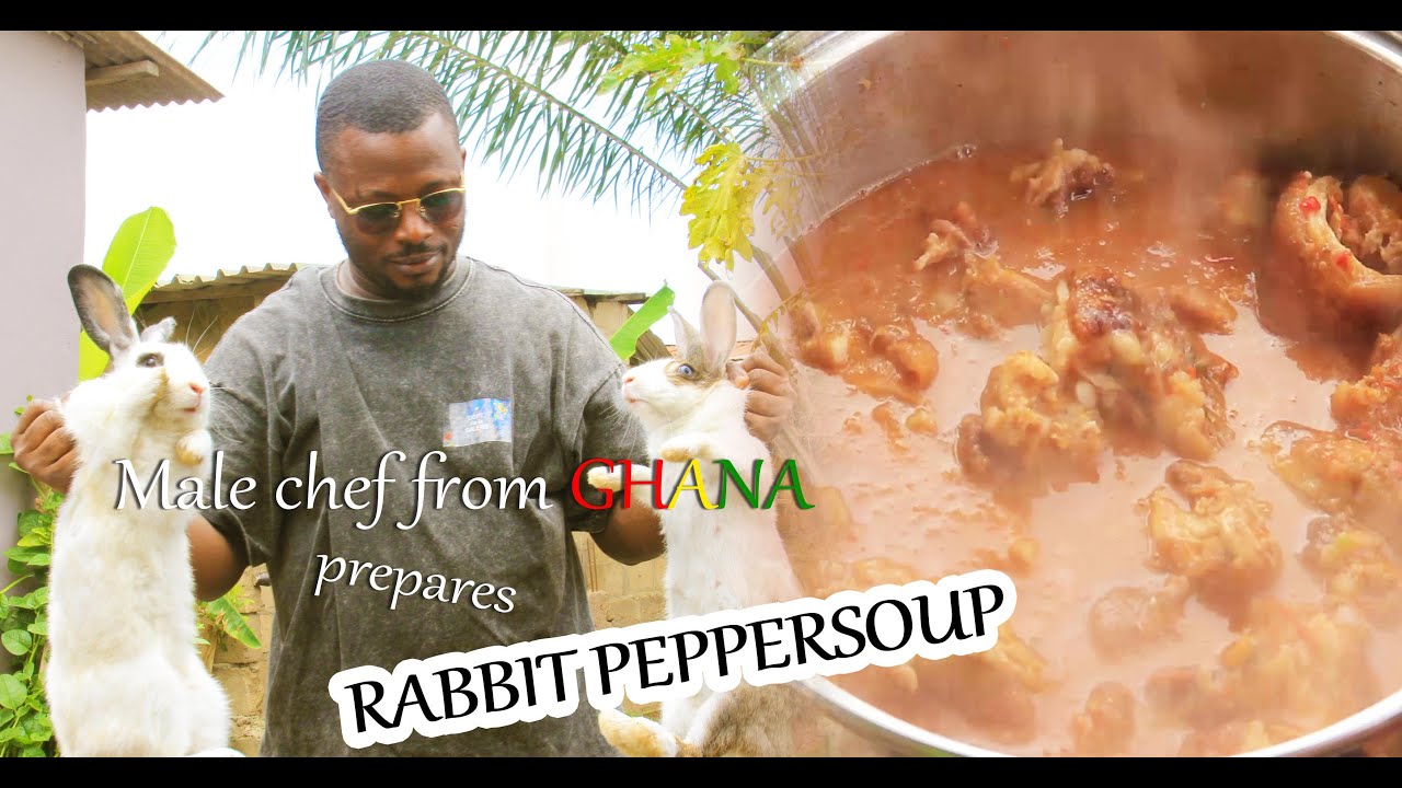 Soup Rabit Watch and learn local male chef prepare Rabbit light soup for a group ...