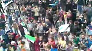 إدلب - ركايا || مظاهرة لأحرار ركايا 2-1-2012