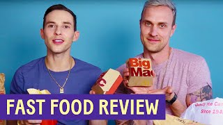 Fast Food Taste Test with JP! | Adam Rippon