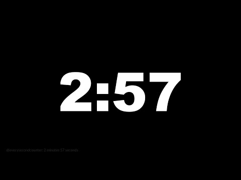 2 minutes 57 seconds [177 secs] clock timer countdown || Alarm Focus