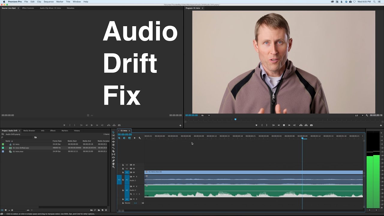 Audio Drift How to Prevent It or Fix It with Audition YouTube