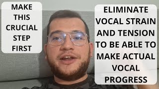 Do You Want To Sing Better? Fix Vocal Strain And Tension FIRST...