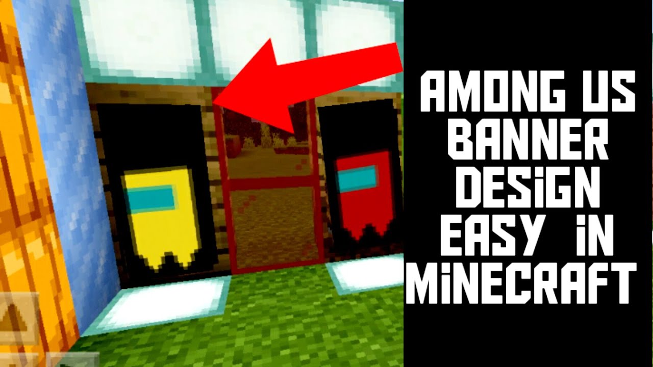 Among us banners designs in minecraft YouTube