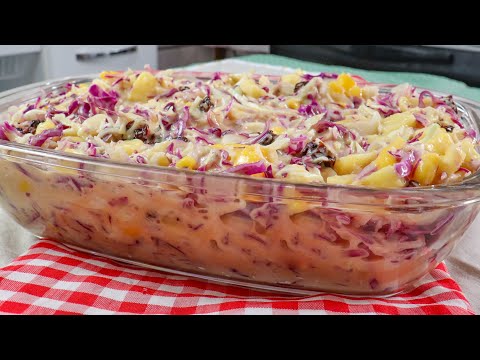 Vídeo: Saladas Tradicionais Para A Mesa Do Ano Novo