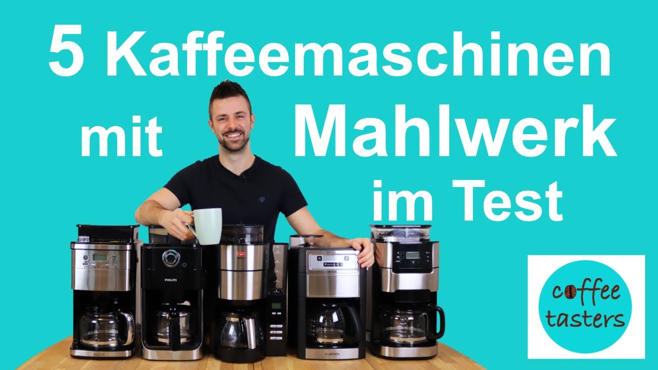  New  Die Kaffeemaschine mit Mahlwerk im Test +++ [5 beliebte Modelle im direkten Vergleich]