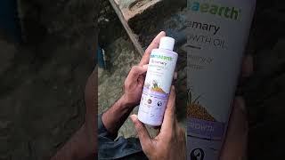 🌿 Mamaearth Rosemary Oil Review | Fast Hair Growth in 7 Days! #organiccare #gonatural #ytshorts