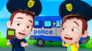Police Bus Song Best Kids Songs And Nursery Rhymes