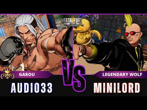 FF:CotW 🐺 AUDIO33 (Rick Strowd) vs MINILORD (Duck King)⭐Replay Match - FATAL FURY: CotW - 9/26