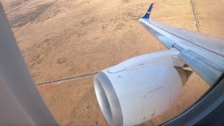 QANTAS / Alliance Embraer E190 full takeoff from Alice Springs Airport