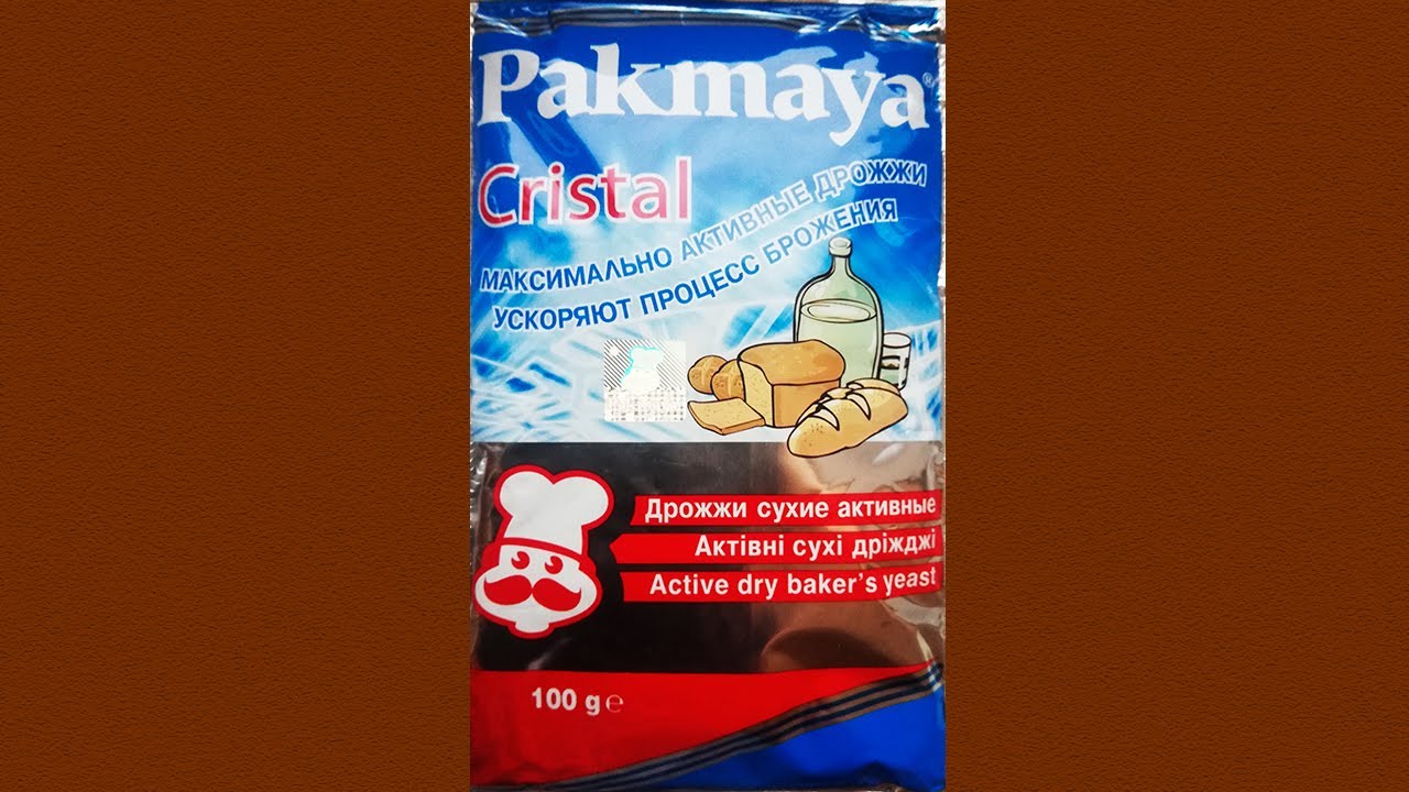 Дрожжи Pakmaya Cristal для браги и самогона, инструкция, отзыв.