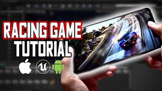 Create mobile game in unreal engine, RACING GAME tutorial for beginners screenshot 4