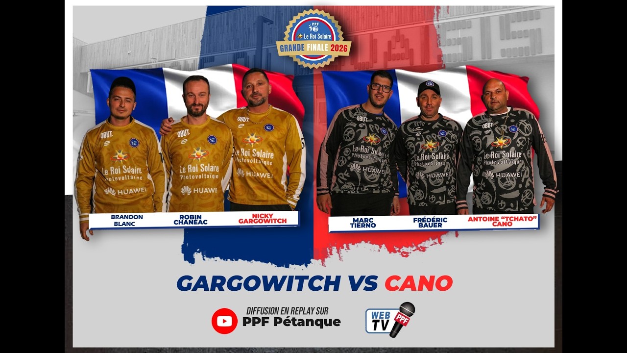 Miniature : GRANDE FINALE PPF 2026 - MESSIEURS - POULE 3 PARTIE 1 : GARGOWITCH vs CANO