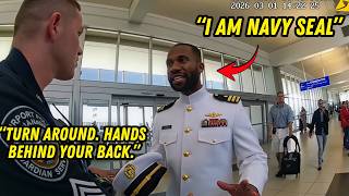 Cop Tackles Black Navy SEAL in Full Dress Uniform at Airport — Pentagon Gets Involved, Jobs Lost