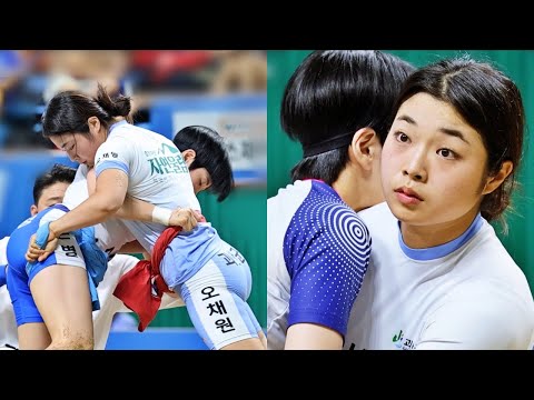 오채원 <strong>산소</strong> 흡입후 투혼발휘 했건만