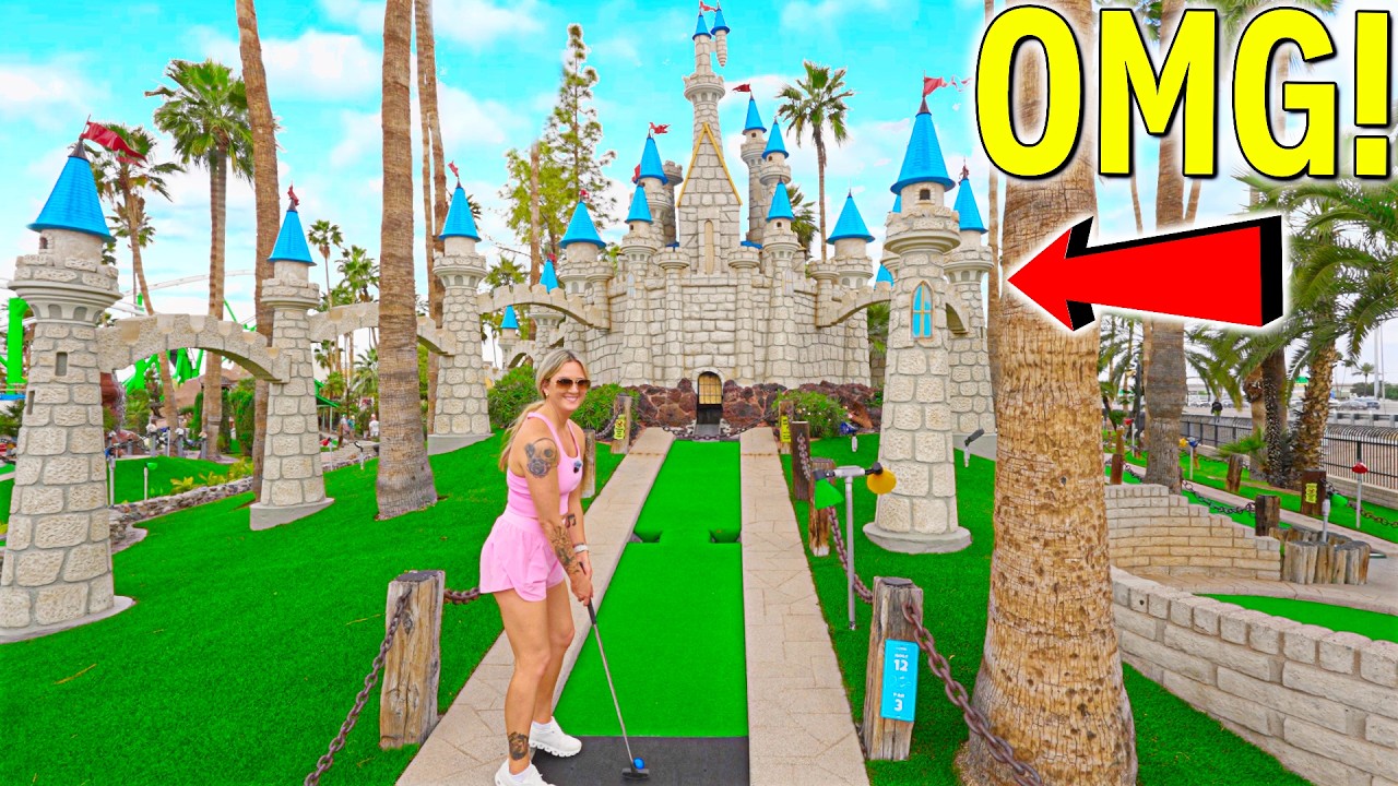 Epic ONE OF A KIND Mini Golf Course! - MUST PLAY!