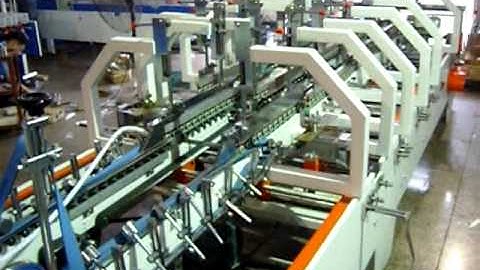 ZH 1200G cardboard box crash lock bottom folder gluer