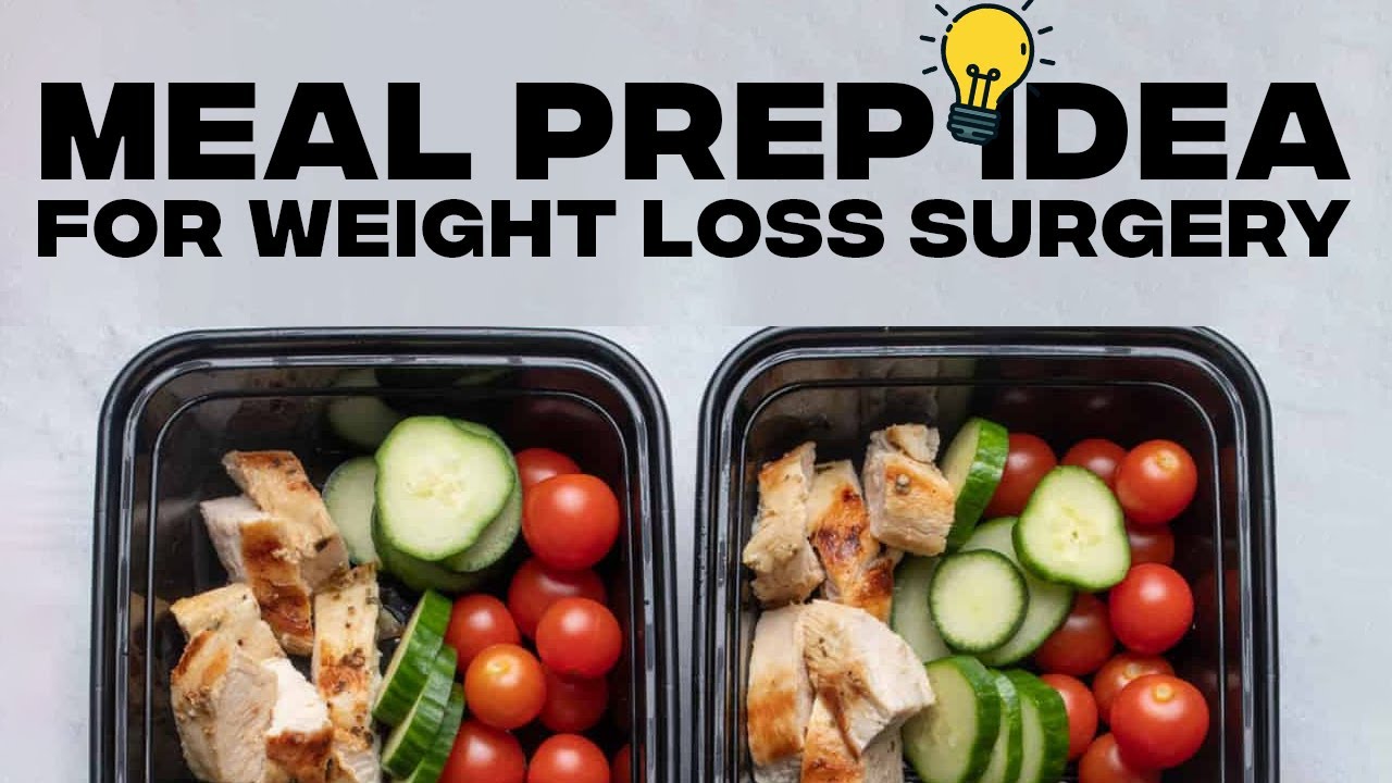 meal prep idea for weight loss surgery - YouTube